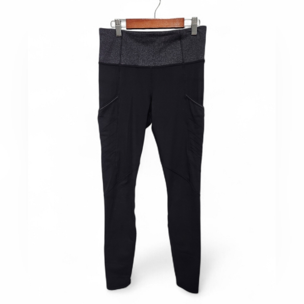 lululemon athletica Fresh Tracks Black Leggings Size 6